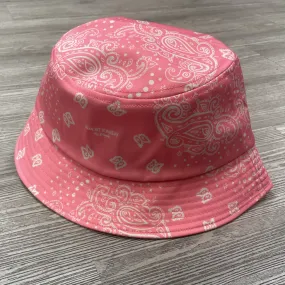 Almost Someday- saint bucket hat (pink)