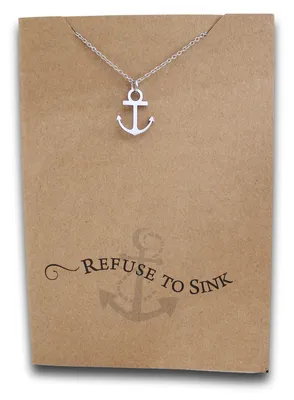 Anchor Pendant & Chain - Card 313