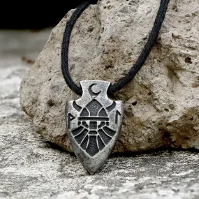 Arrow Shape Odin Stainless Steel Viking Pendant