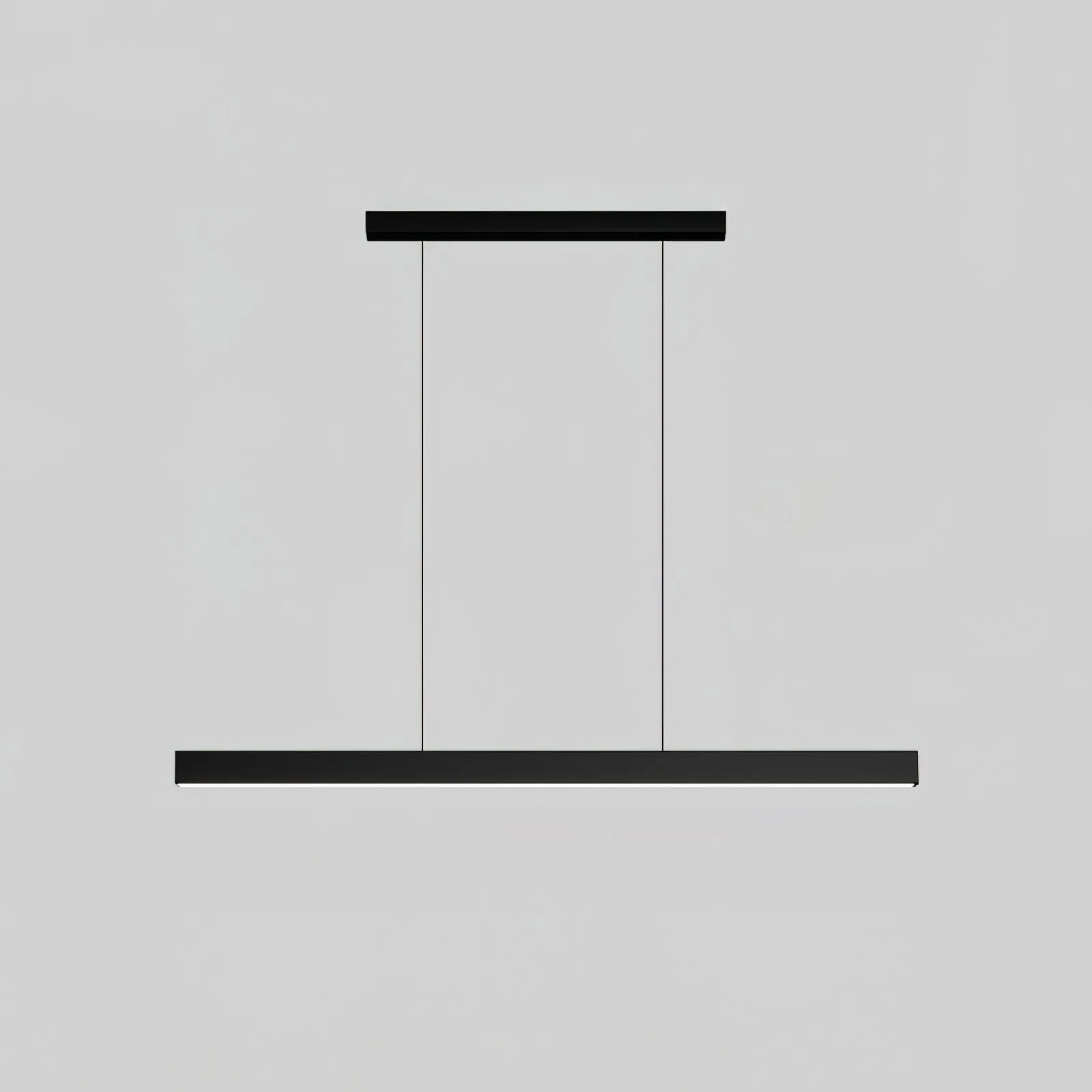 Black Linear Pendant Lamp