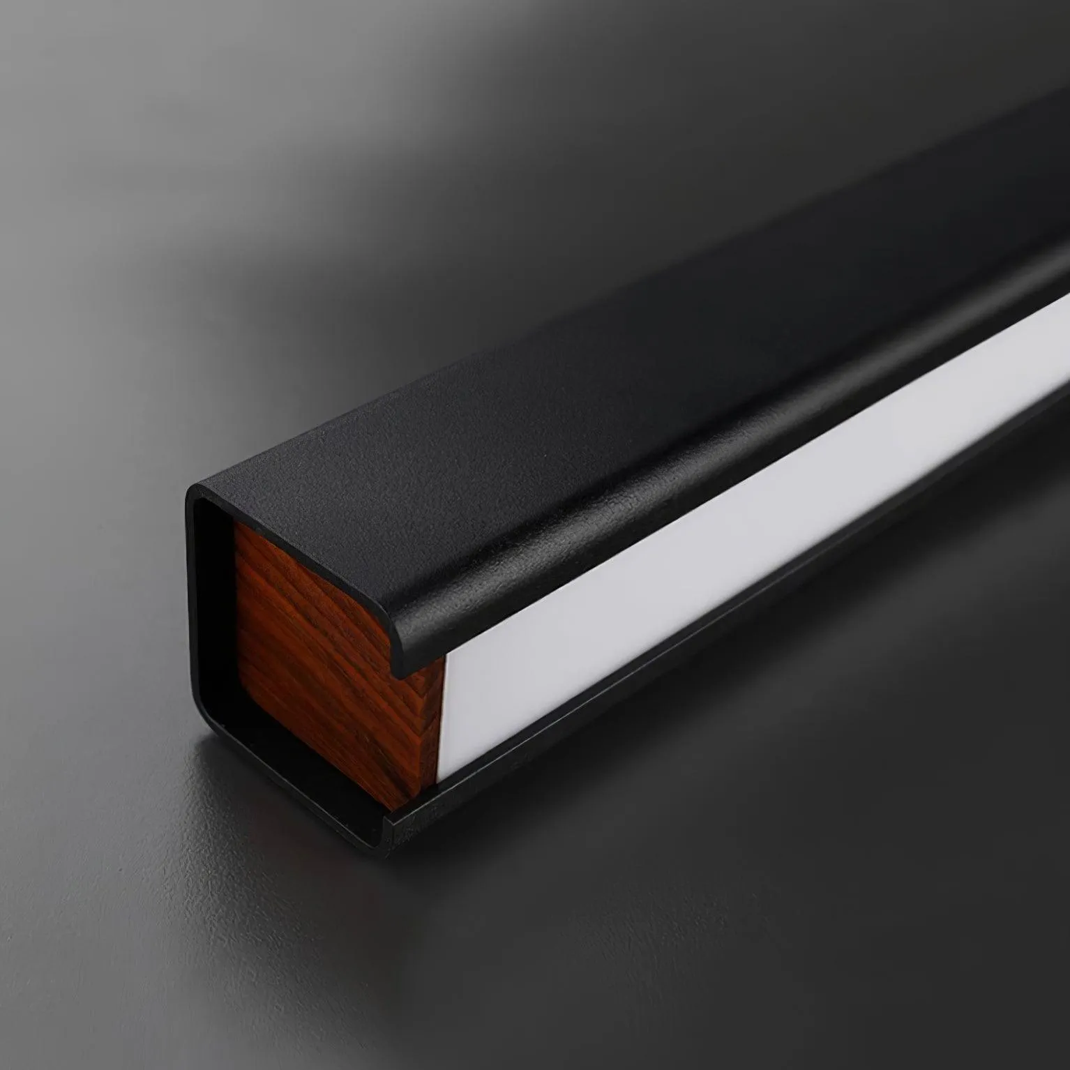 Black Linear Pendant Lamp