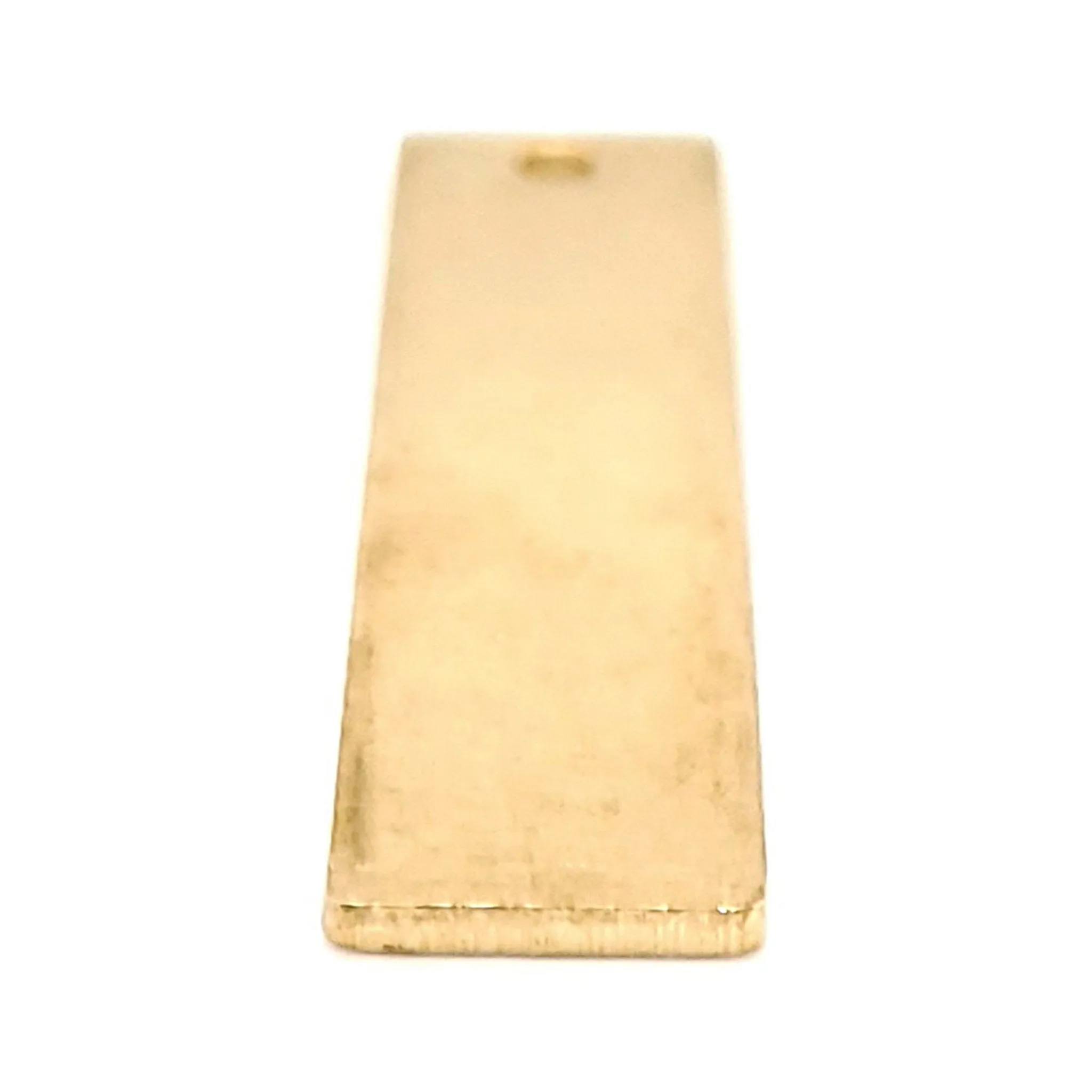 Brass Blank Vertical Rectangle Pendant / SBB0217