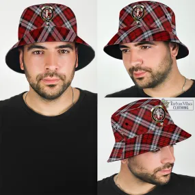 Brodie Dress Tartan Bucket Hat with Family Crest