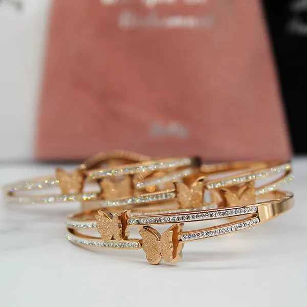 Butterfly Bracelet and Velvet Bag Proposal Gifts for Bridal Party
