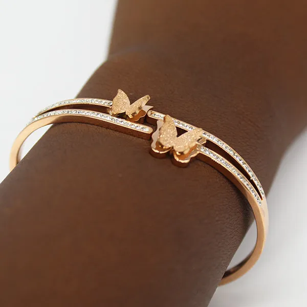 Butterfly Bracelet and Velvet Bag Proposal Gifts for Bridal Party