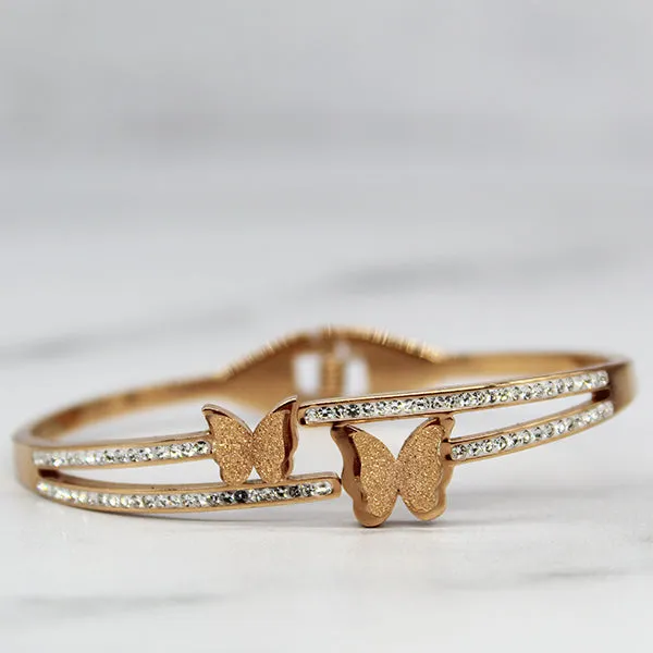 Butterfly Bracelet and Velvet Bag Proposal Gifts for Bridal Party