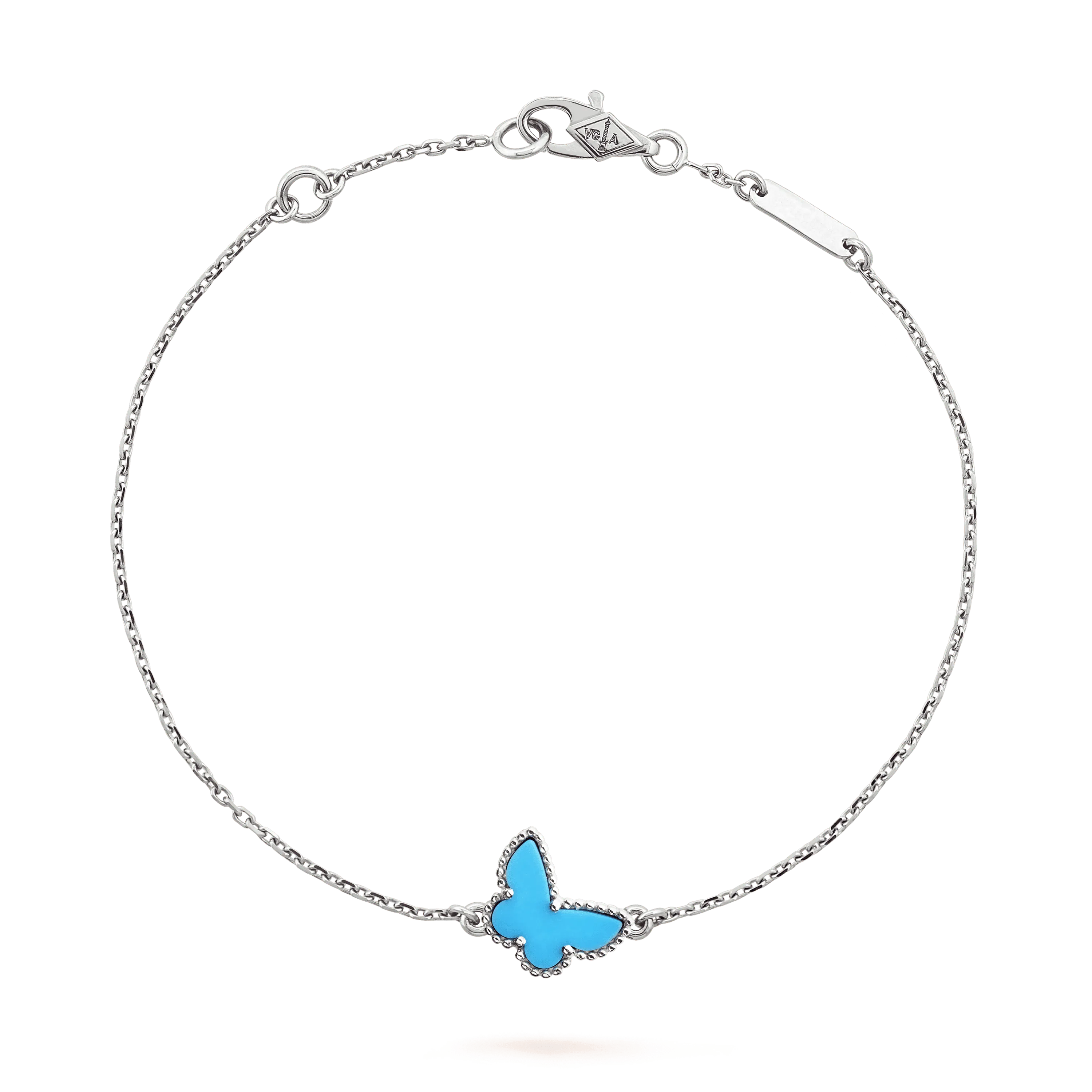 BUTTERFLY TURQUOISE SILVER BRACELET