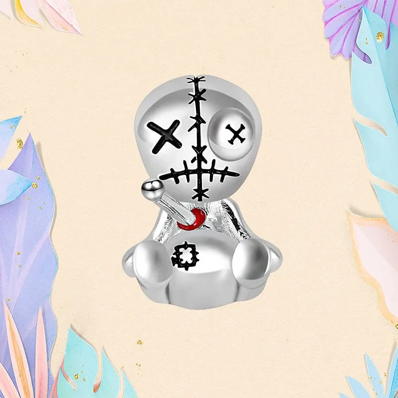 Christmas Flytonn BAMELA Christmas Pumpkin Charms For Pendant Original Bracelet Skull Snake Witch Cross Dragon Devil Bead DIY Jewelry Charm Gift