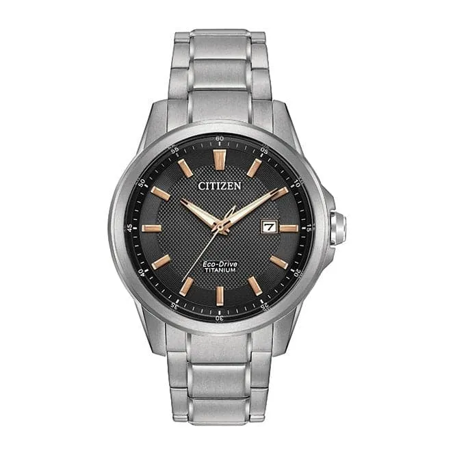 Citizen Gents Eco Drive Titanium Watch AW1490-50E