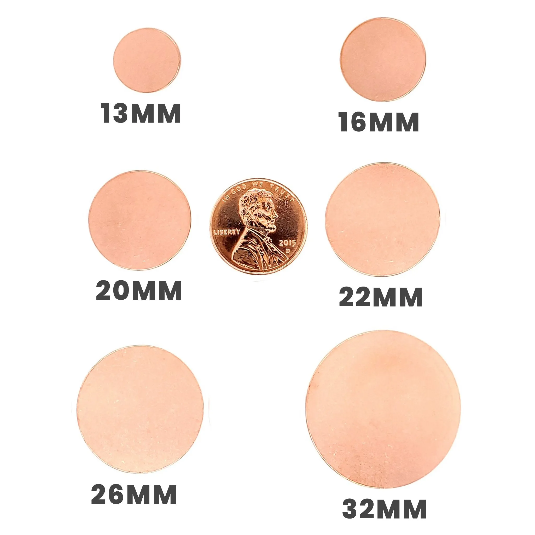Copper Blank Round Disc / SBB0186