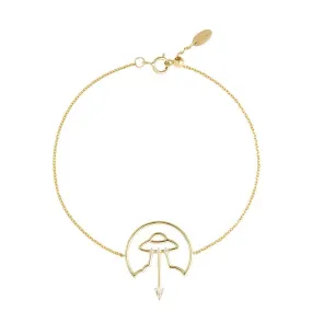 Cosmo Spaceship Chain Bracelet