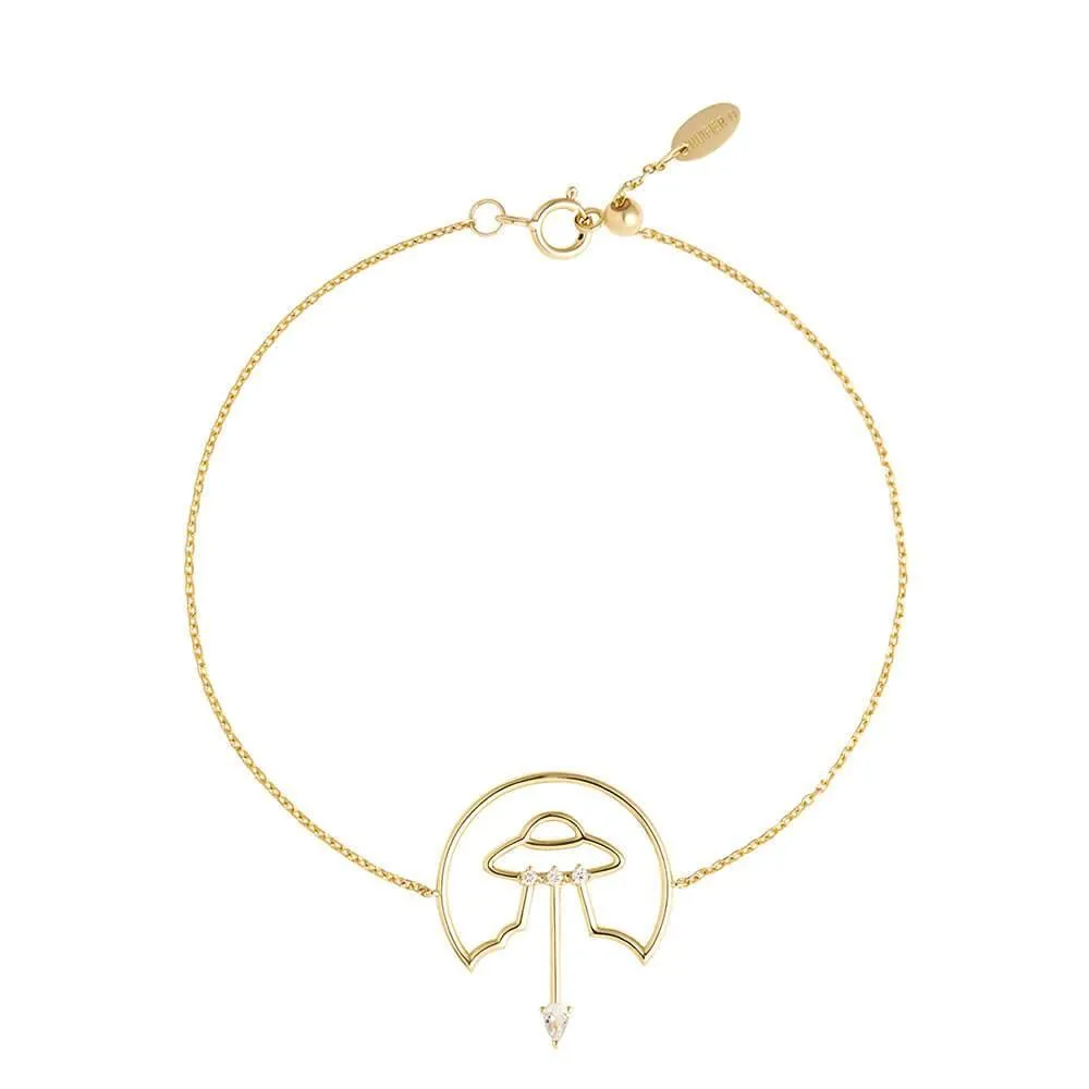 Cosmo Spaceship Chain Bracelet