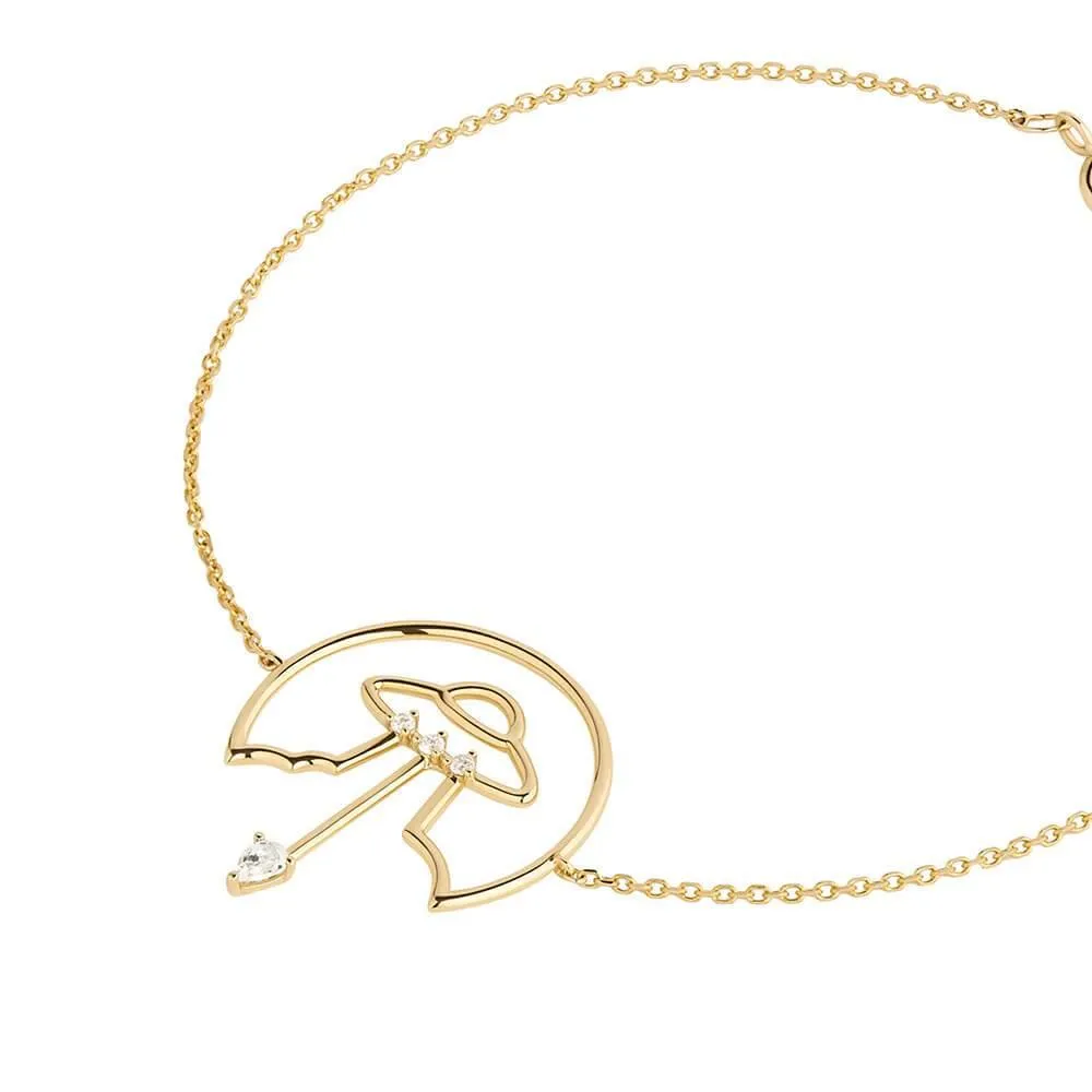 Cosmo Spaceship Chain Bracelet