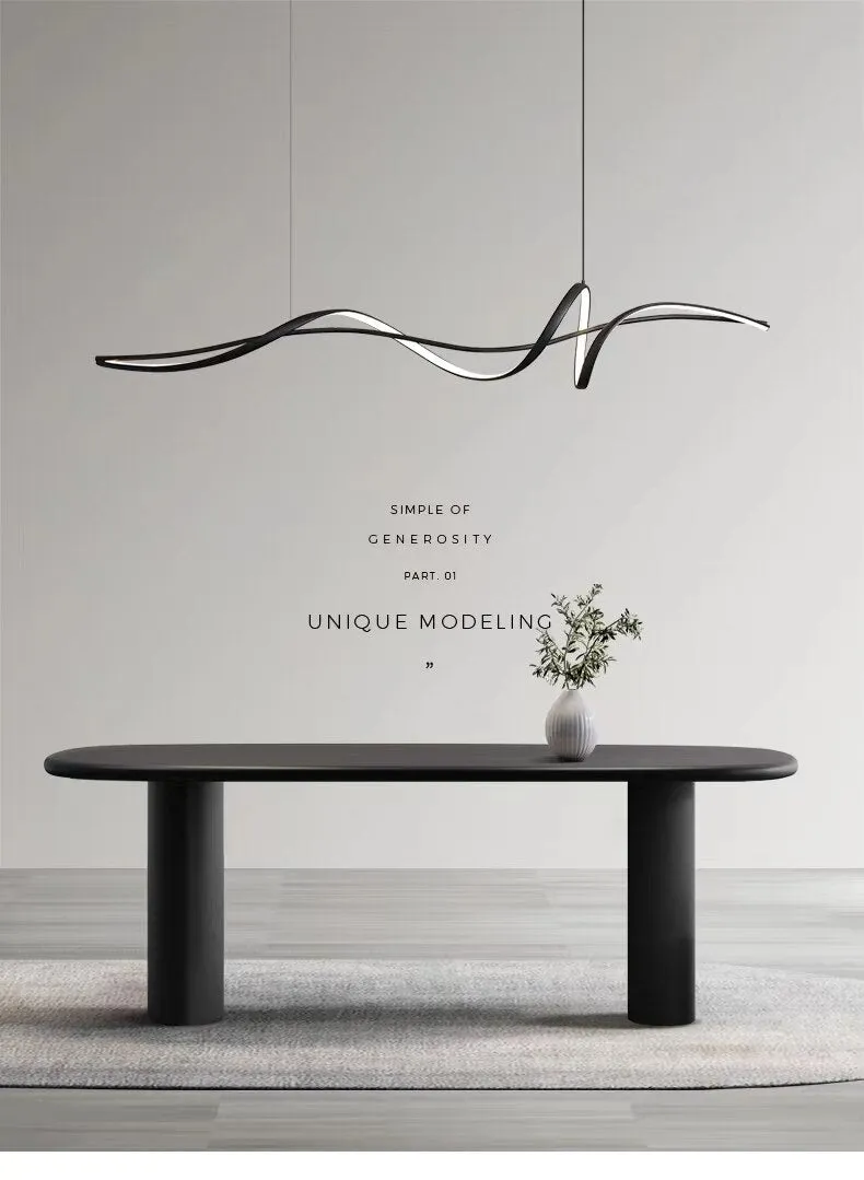 Creative LED restaurant pendant lamp Simple modern designer Minimal bar table lamp Personality Italian dining room lamp