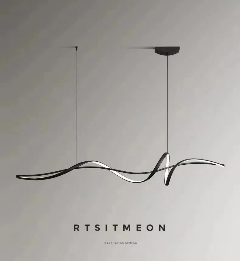 Creative LED restaurant pendant lamp Simple modern designer Minimal bar table lamp Personality Italian dining room lamp