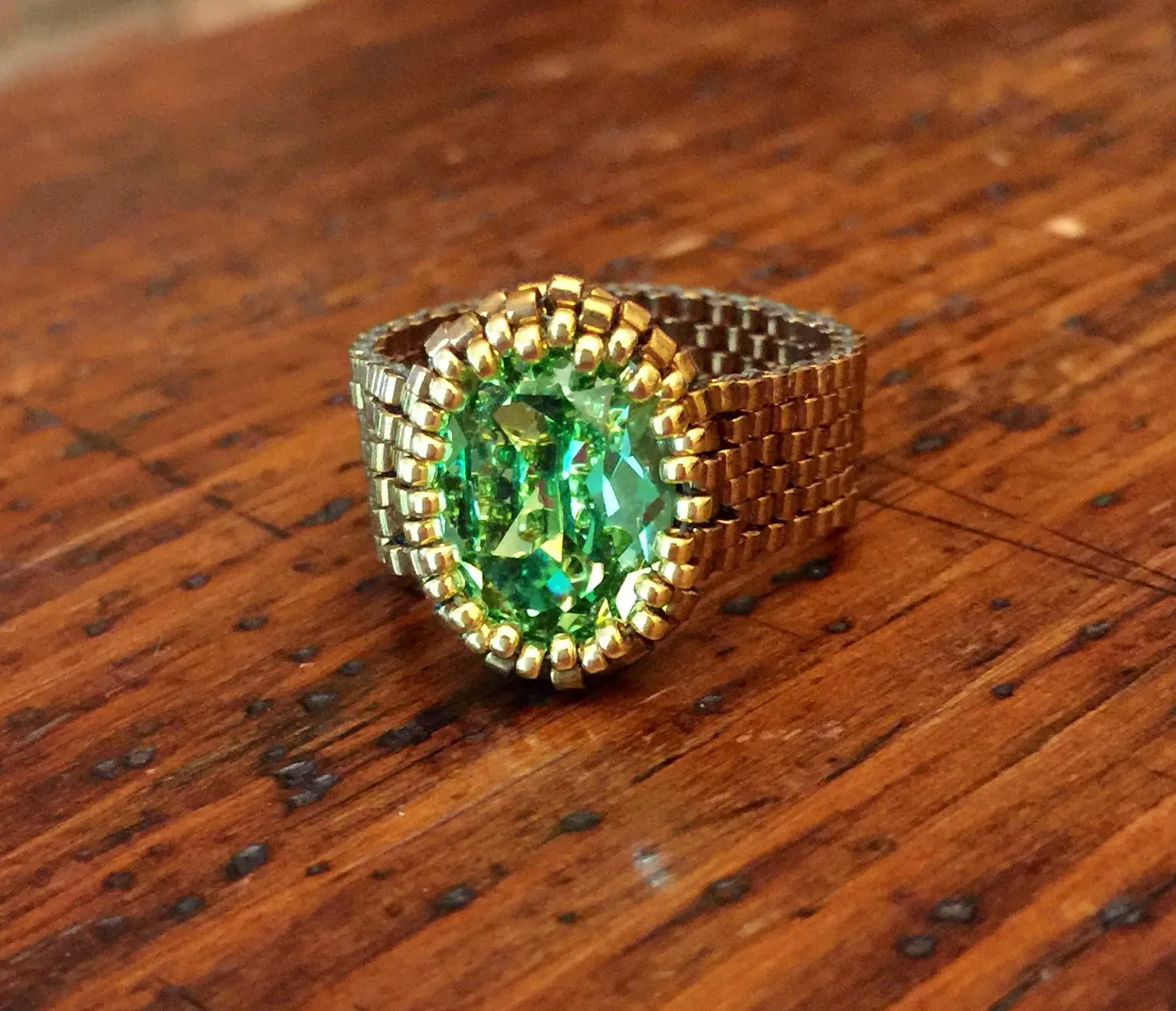 Crystal Cocktail Ring