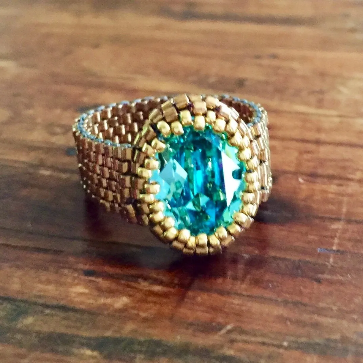 Crystal Cocktail Ring