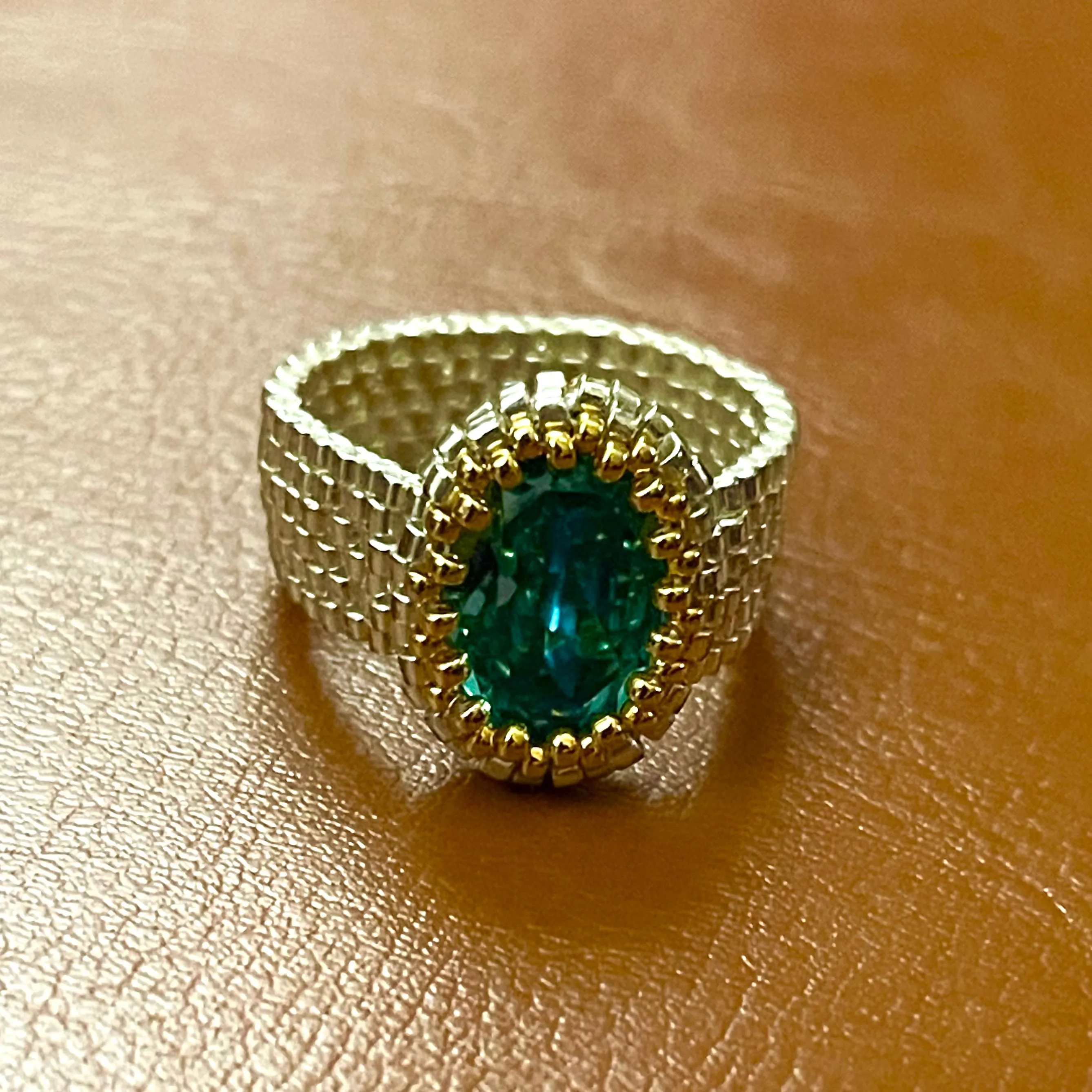 Crystal Cocktail Ring
