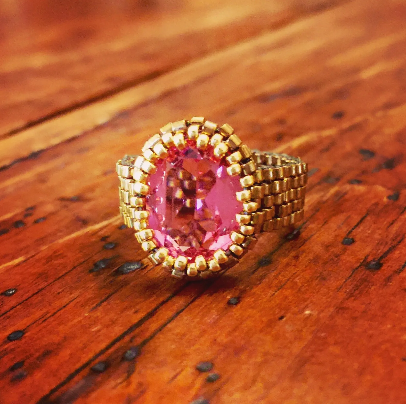 Crystal Cocktail Ring