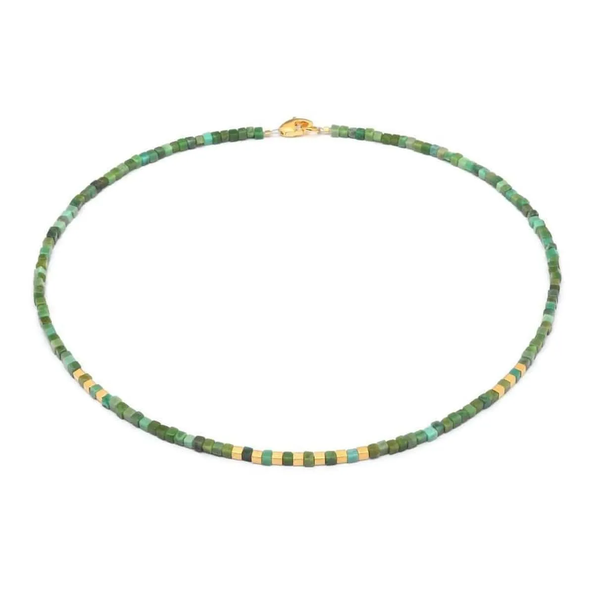Cubesa Green Turquoise Necklace - 84436356