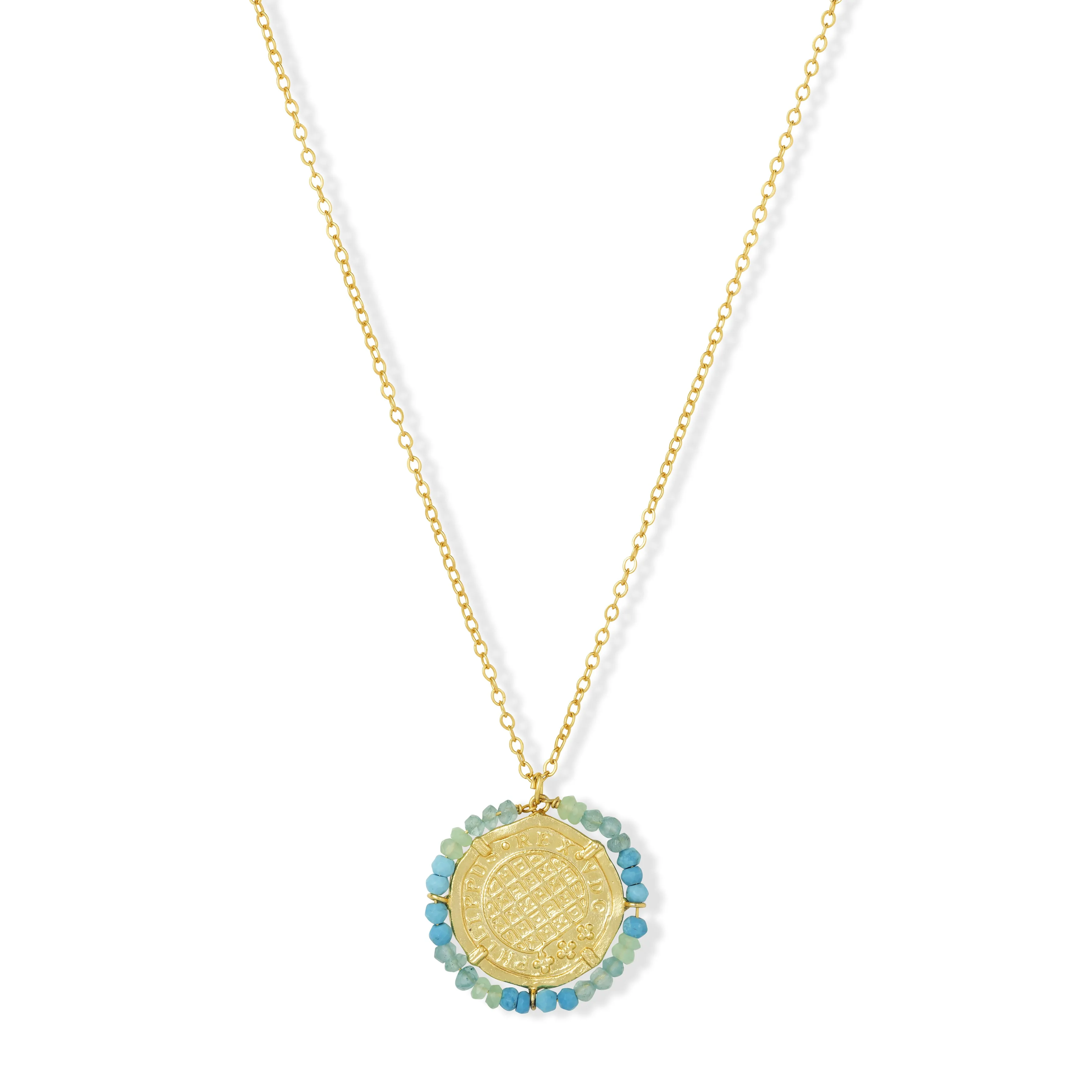 Daisy Coin Necklace