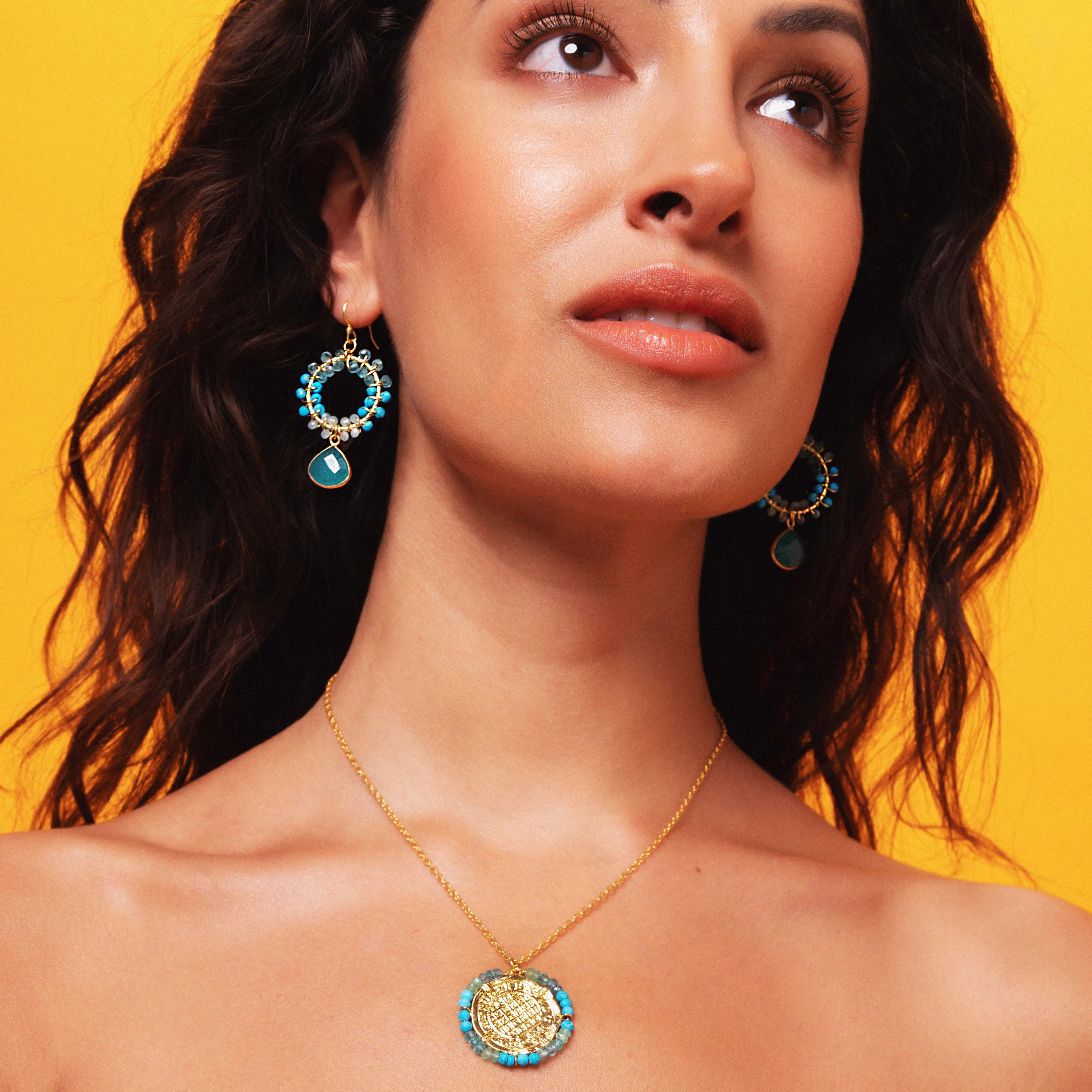 Daisy Coin Necklace