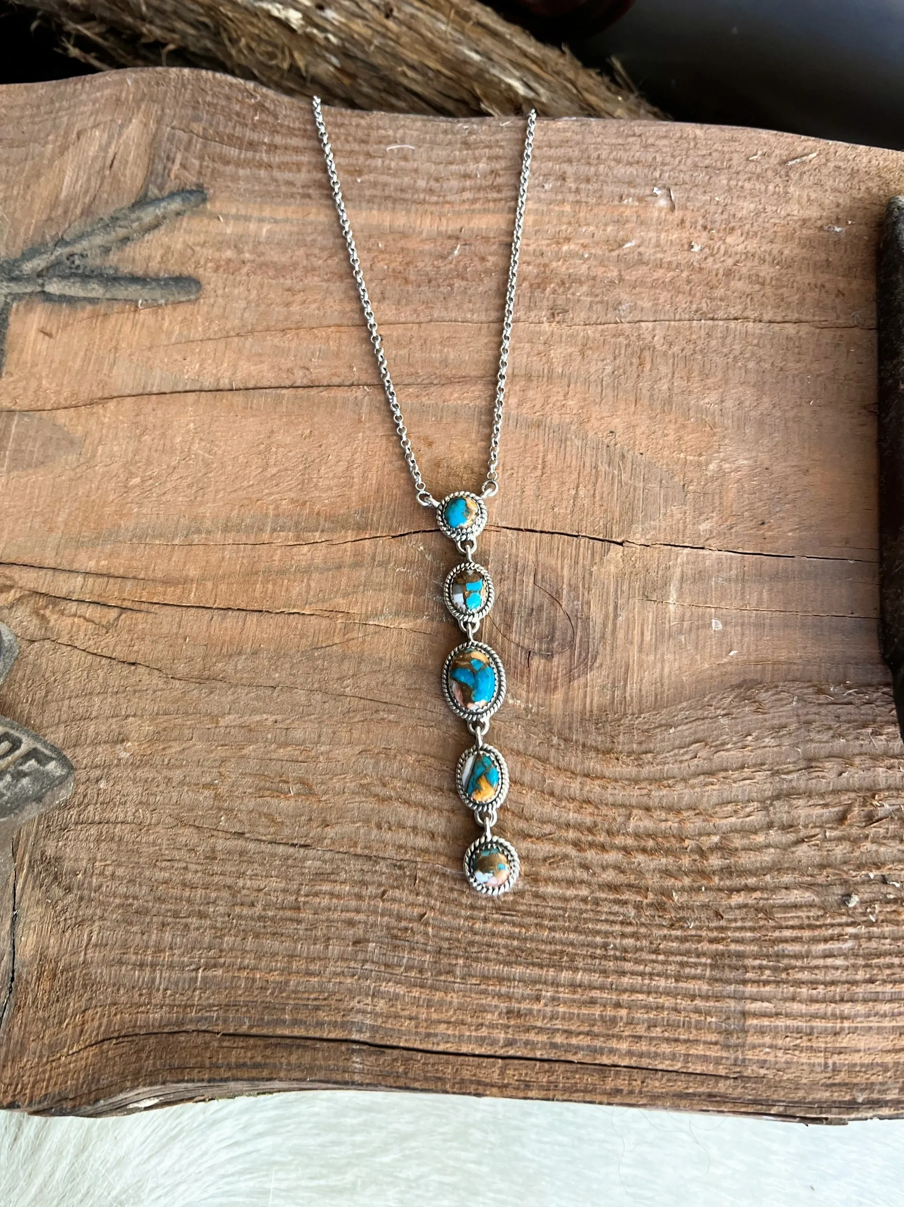 Eleanor Dumont Navajo Handcrafted Sterling Necklace