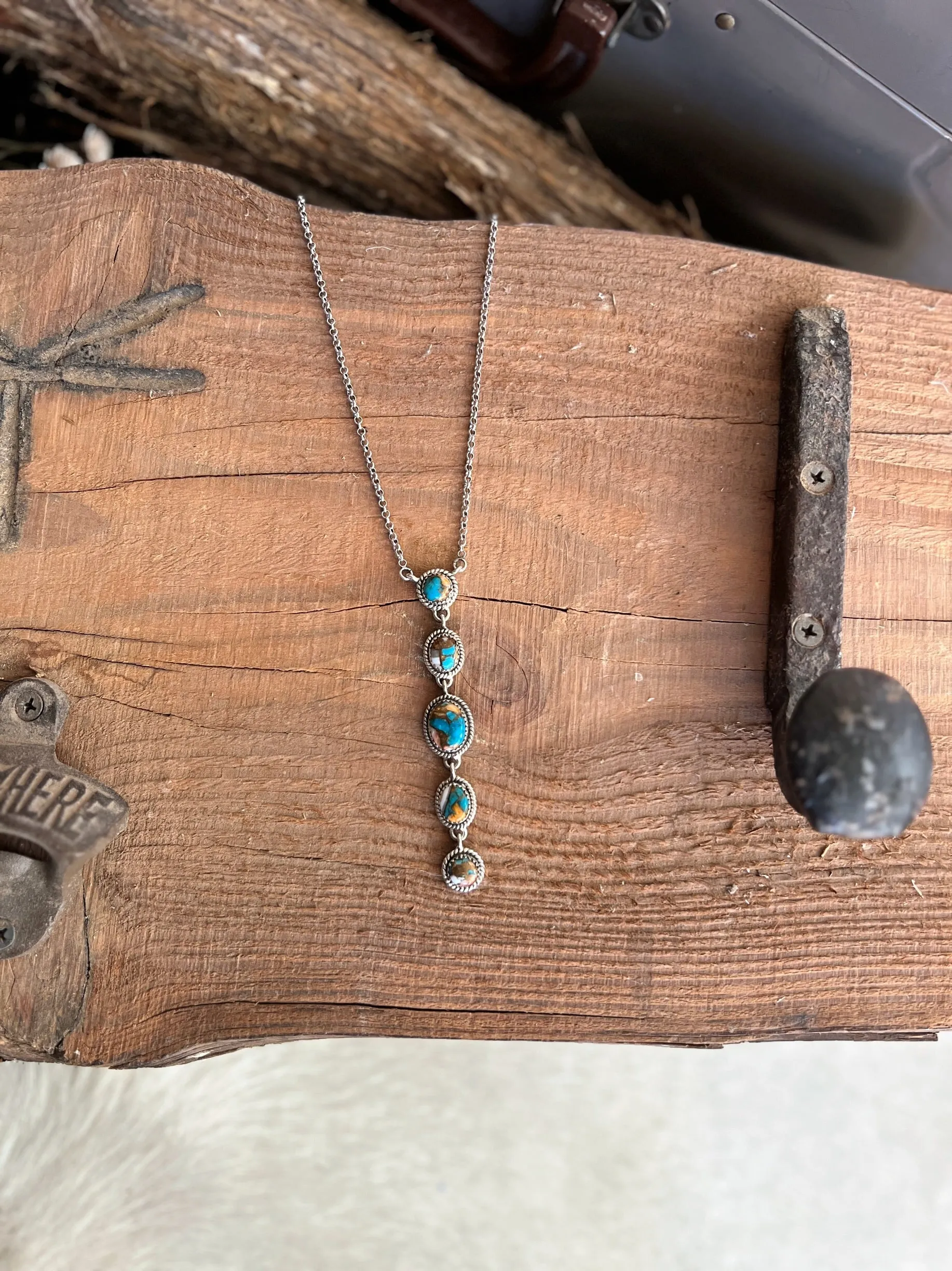 Eleanor Dumont Navajo Handcrafted Sterling Necklace