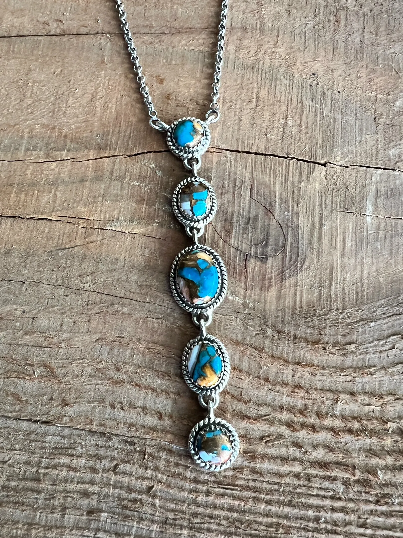 Eleanor Dumont Navajo Handcrafted Sterling Necklace