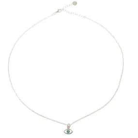 Evil Eye Necklace, Turquoise