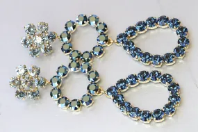 EXTRA LONG BLUE Earrings