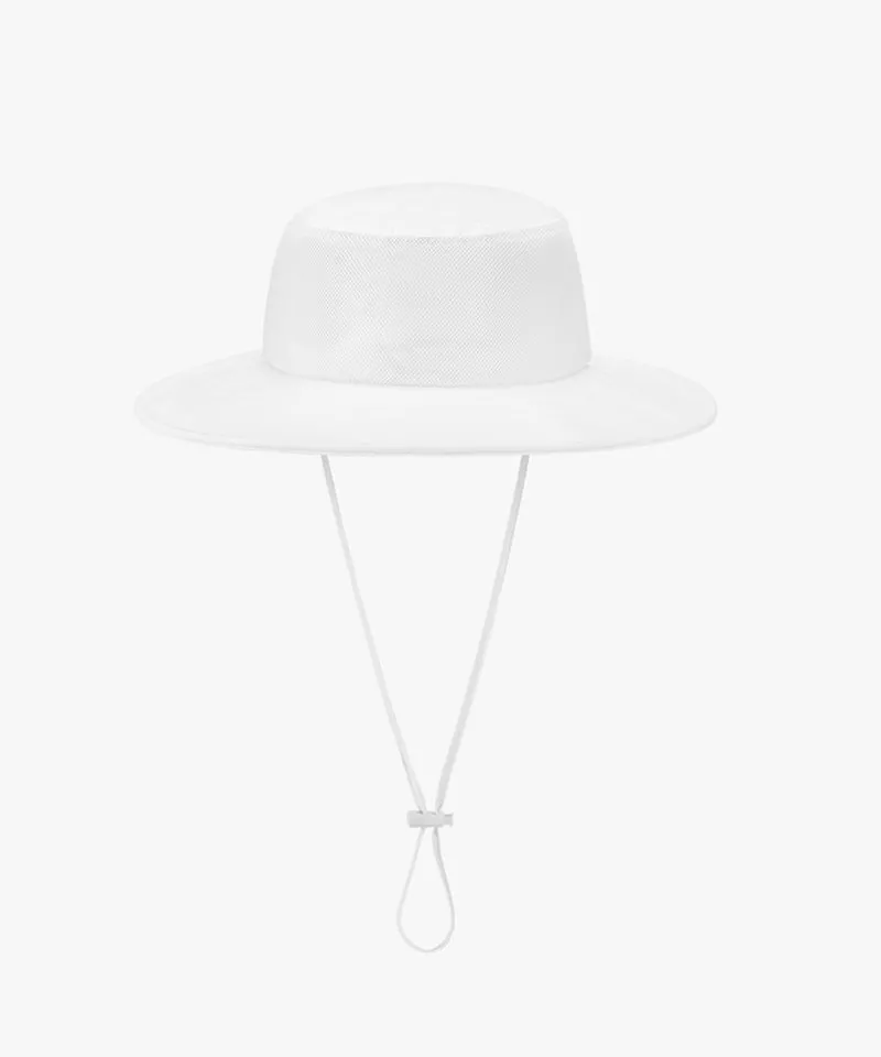 FAIRLIAR Men's Brim Bucket Hat - White