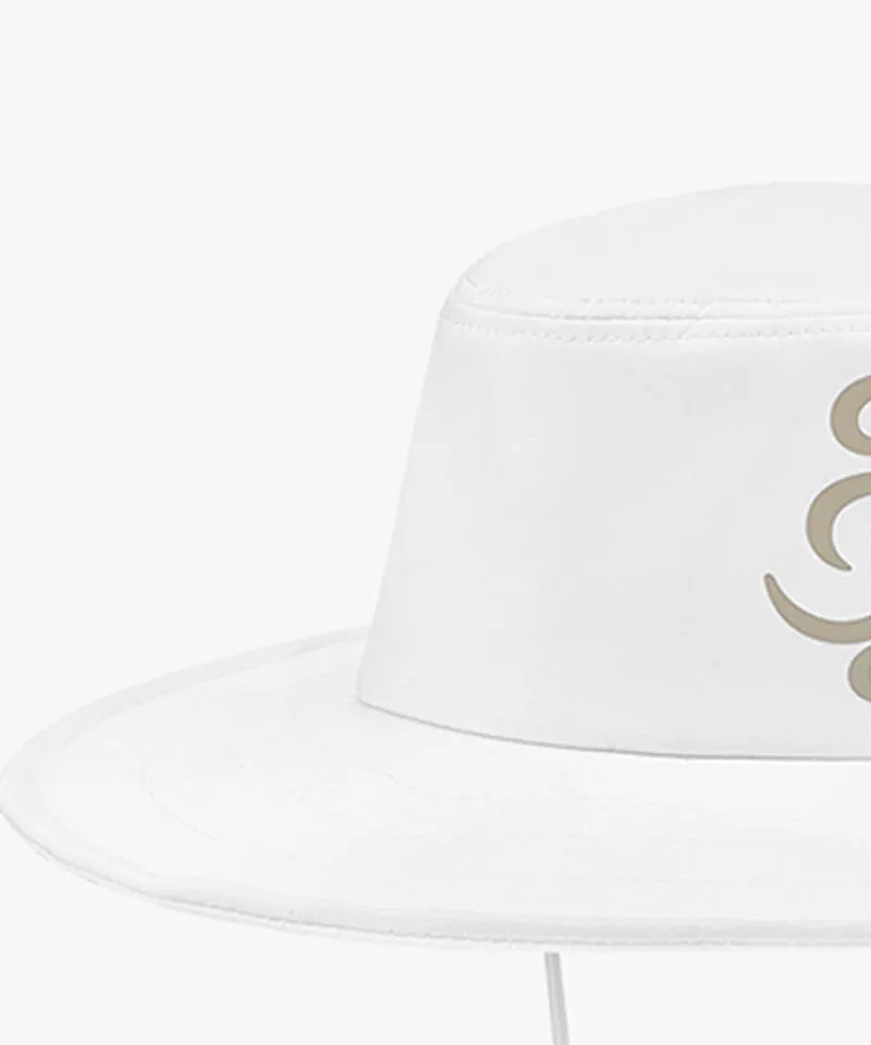 FAIRLIAR Men's Brim Bucket Hat - White