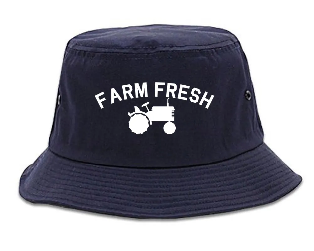 Farm Fresh Tractor Mens Bucket Hat
