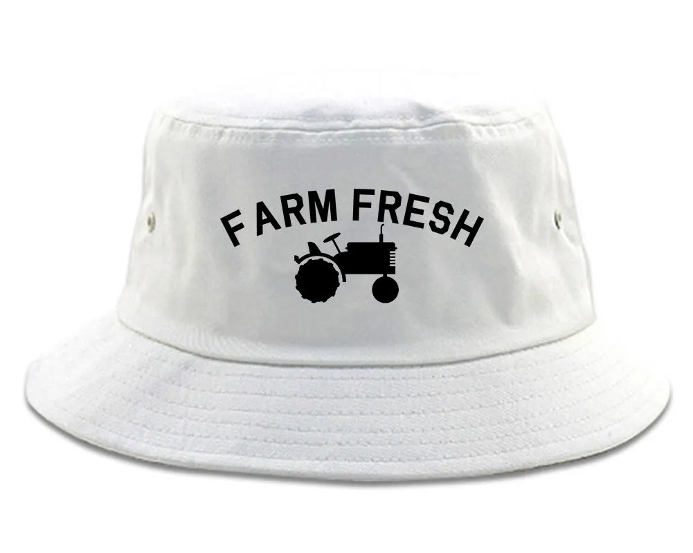 Farm Fresh Tractor Mens Bucket Hat