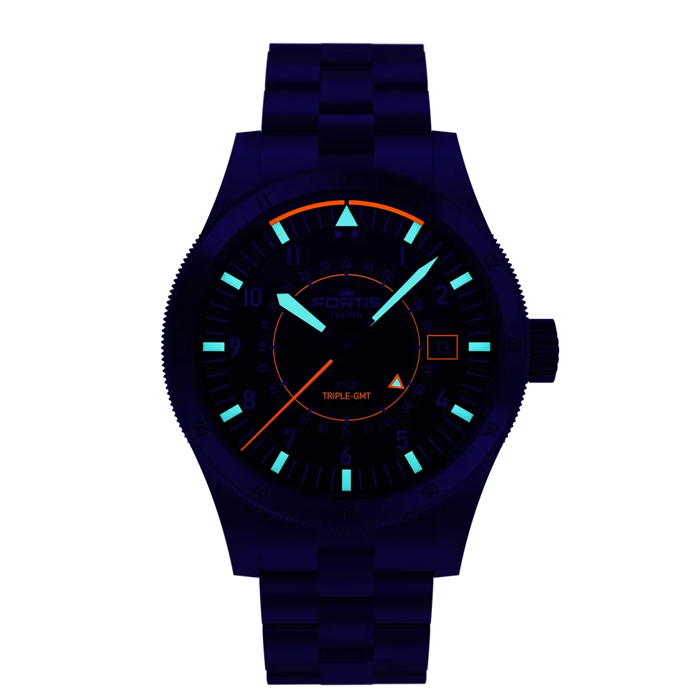 Fortis - Flieger F-43 GMT (Bracelet)