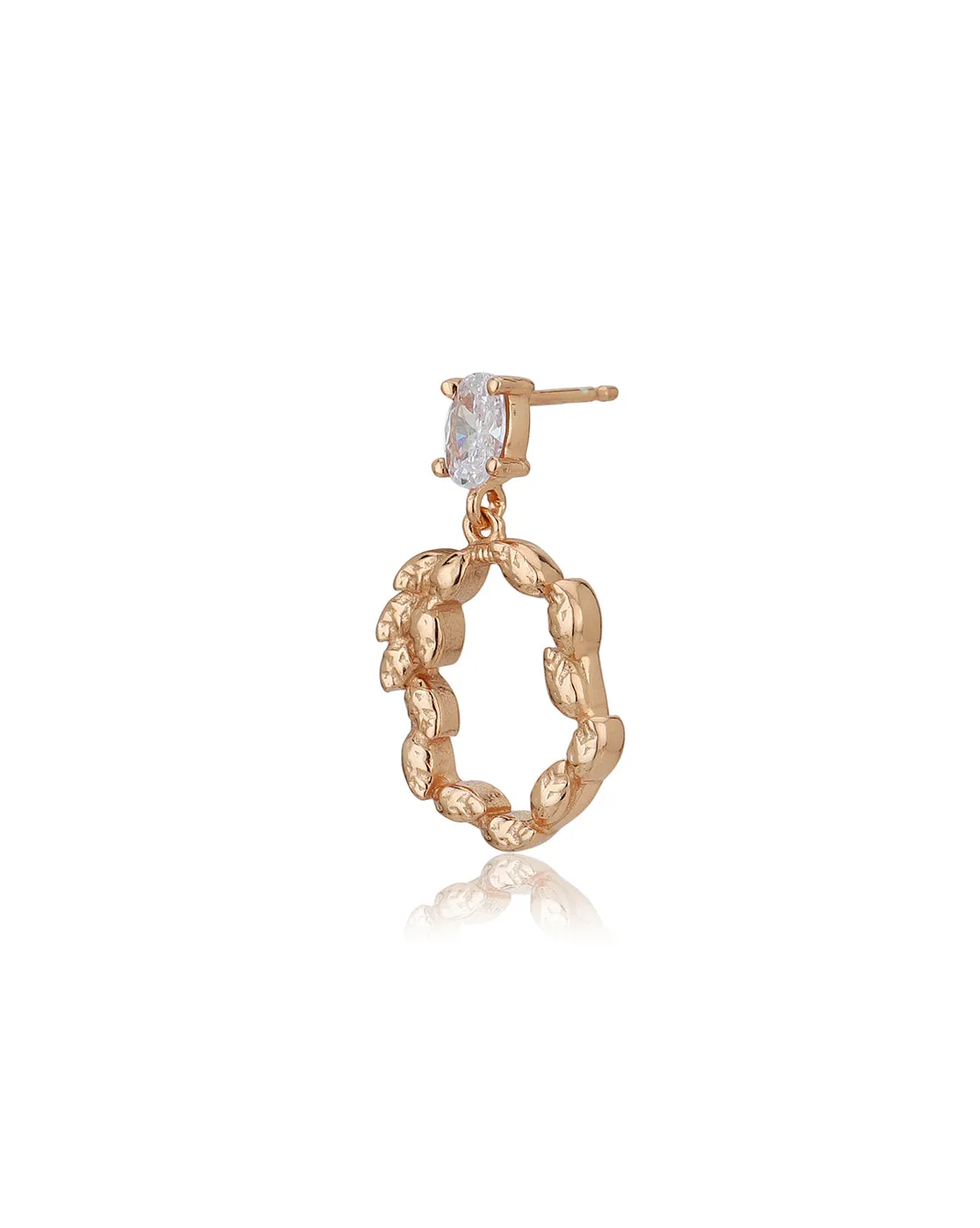 Gold Plated Dangling Pearl Chandelier Jhumka Earring For Women