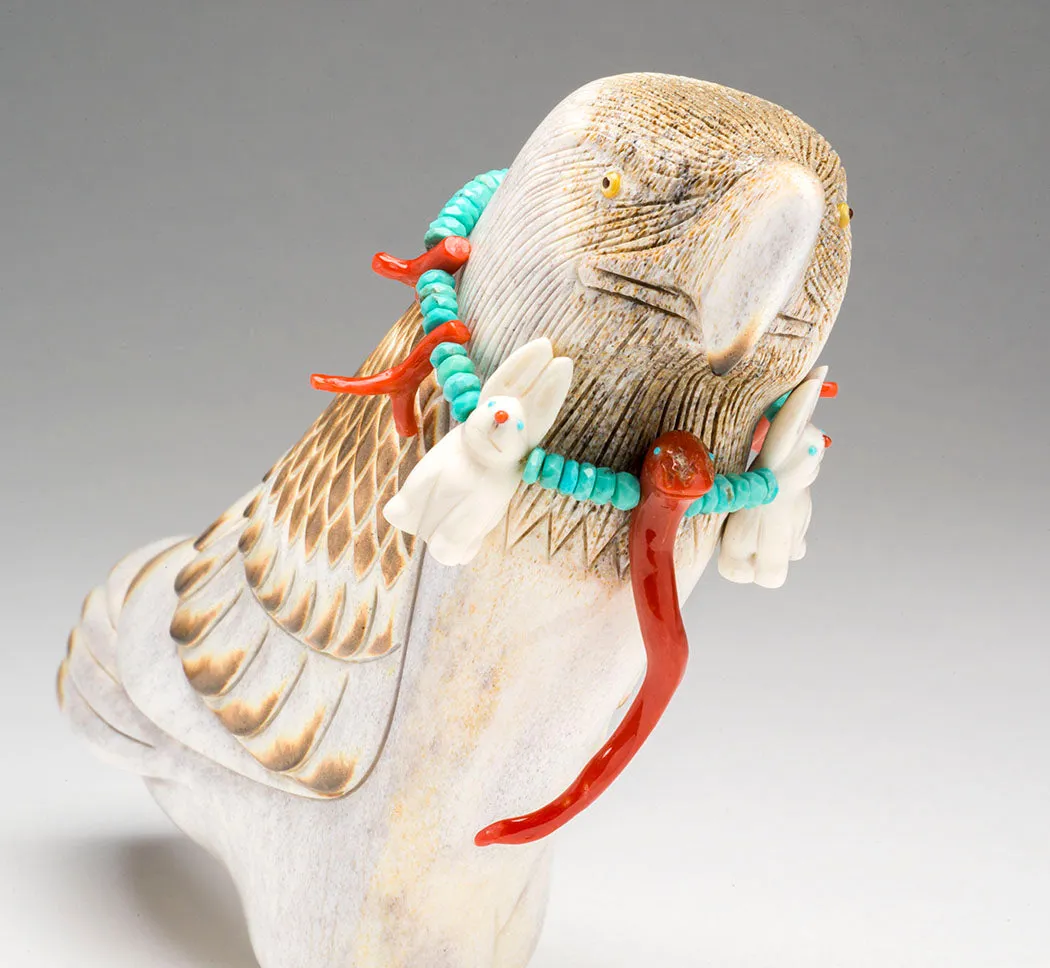 Grand Eagle With Prey Necklace