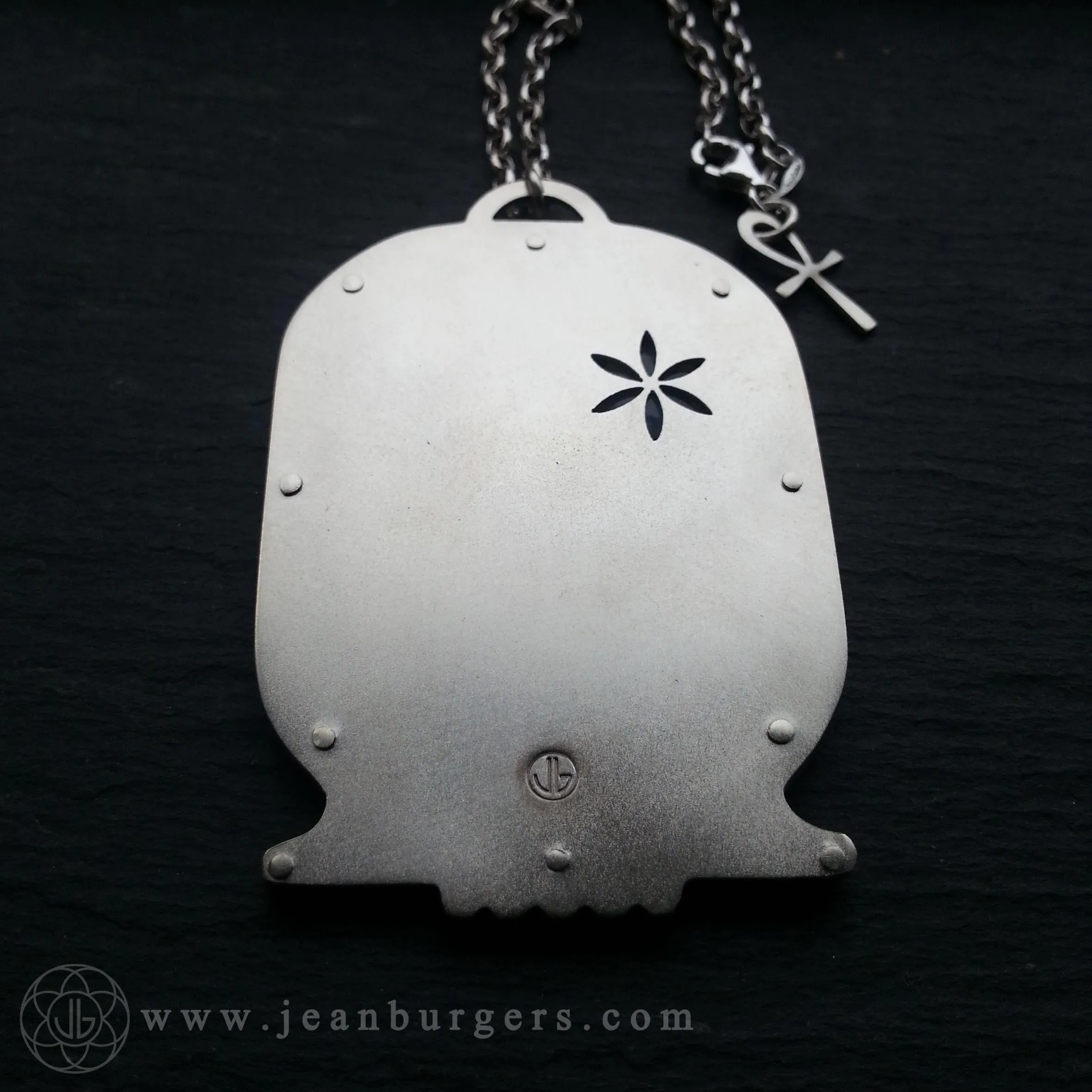 Handcut Egyptian Thoth Fire Opal Amulet