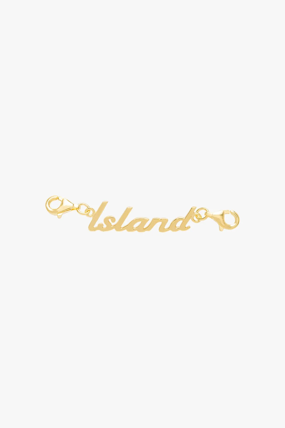 Island pendant gold plated