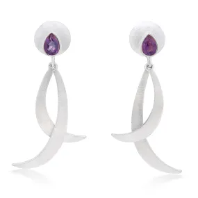 Juno Earrings in various gemstones