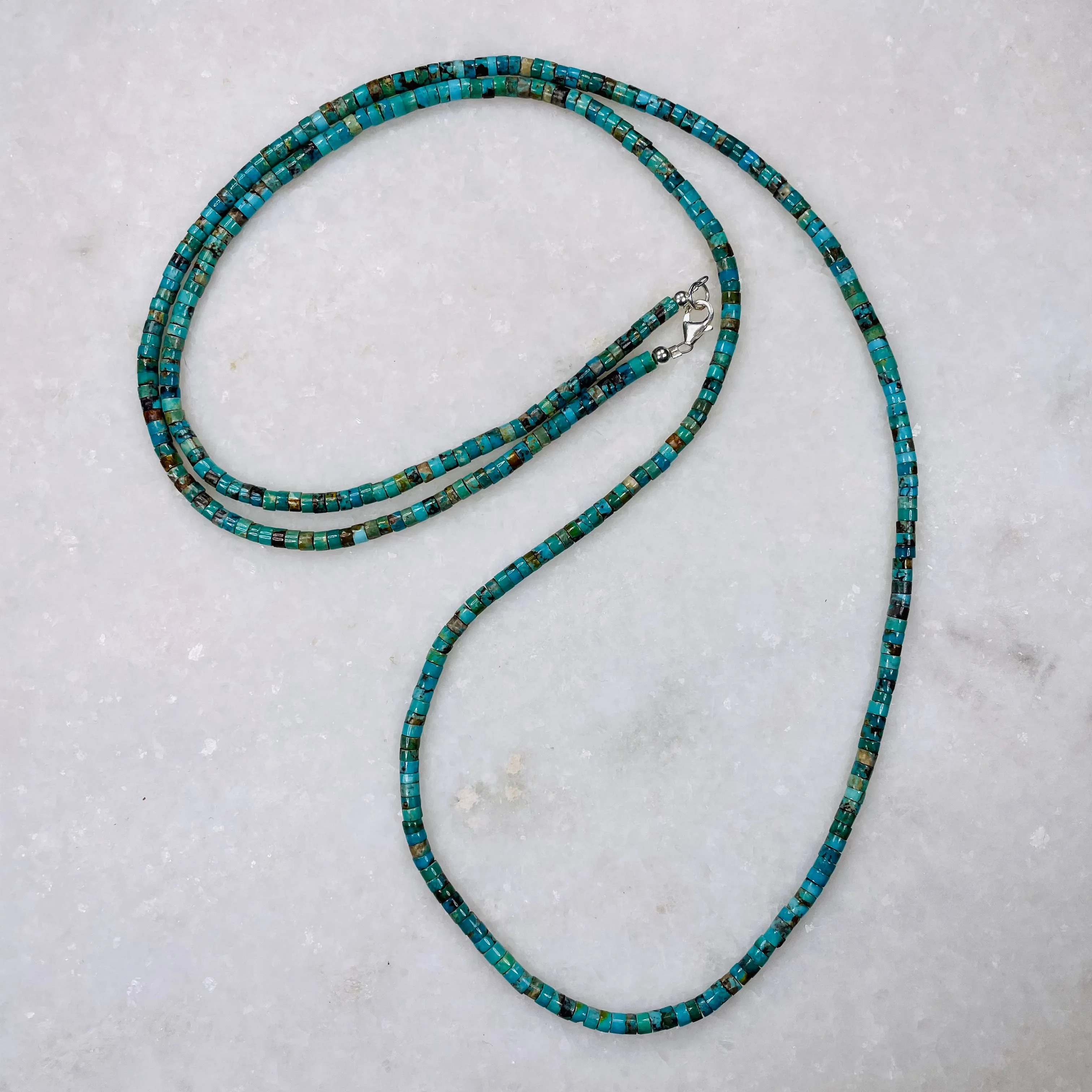 Kingman Turquoise Necklace 40"
