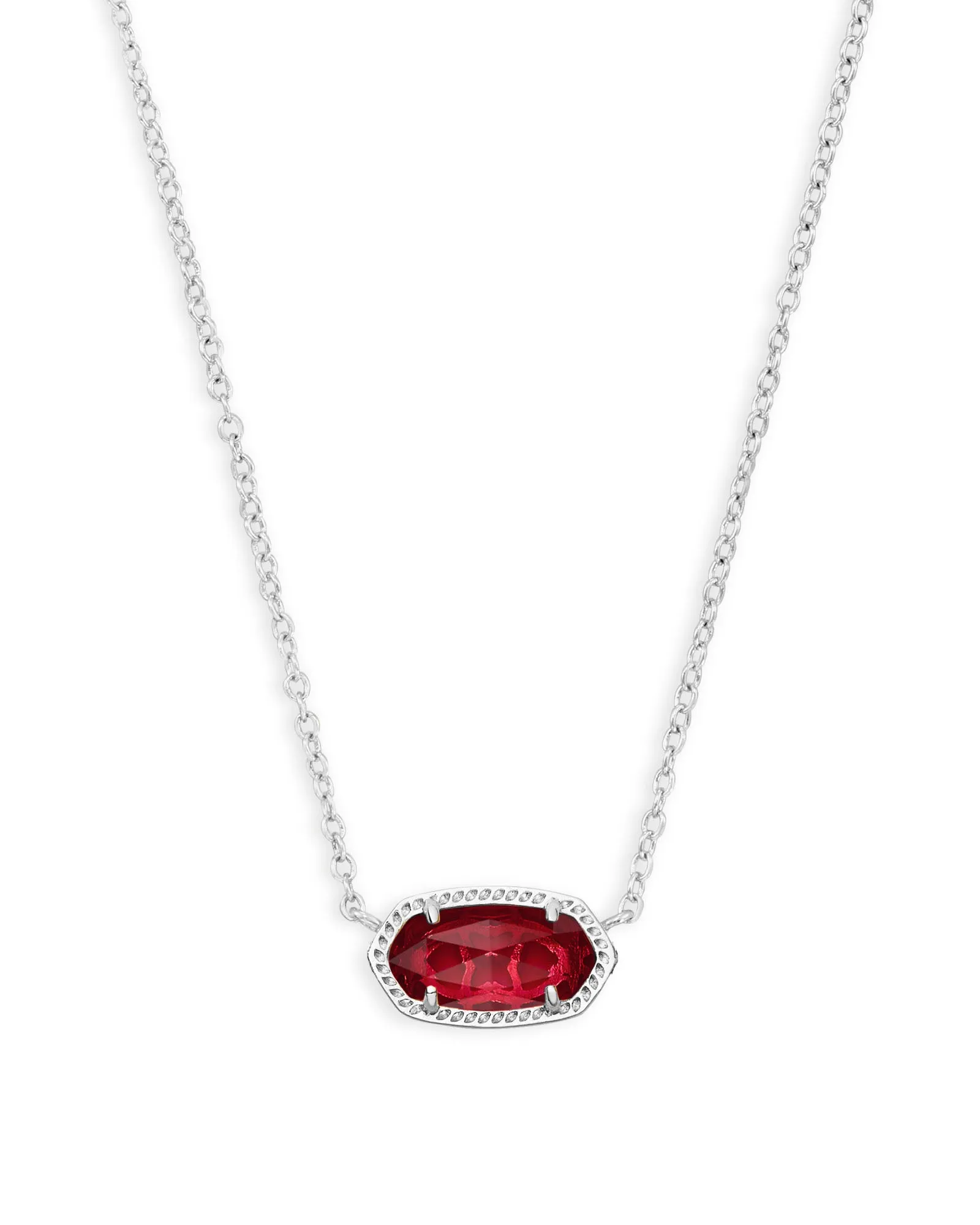 KS Elisa Pendant Necklace- Silver Berry