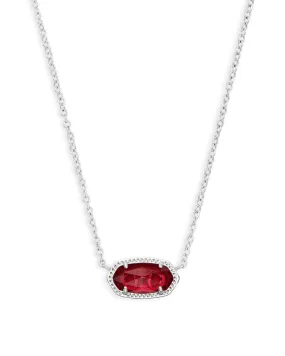 KS Elisa Pendant Necklace- Silver Berry