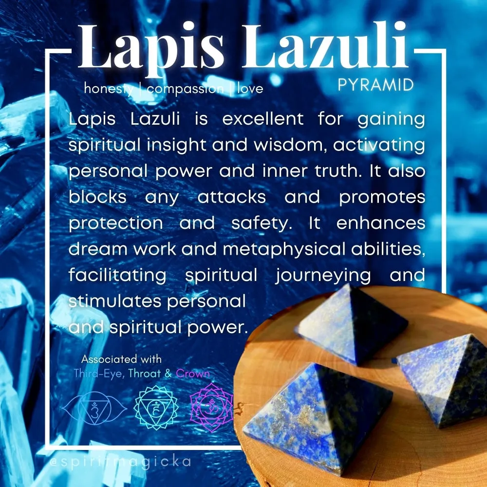 Lapis Lazuli Pyramid - Small