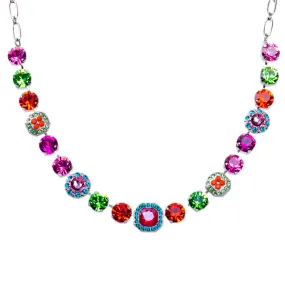 Large Square Cluster Necklace in "Rainbow Sherbet" *Custom*