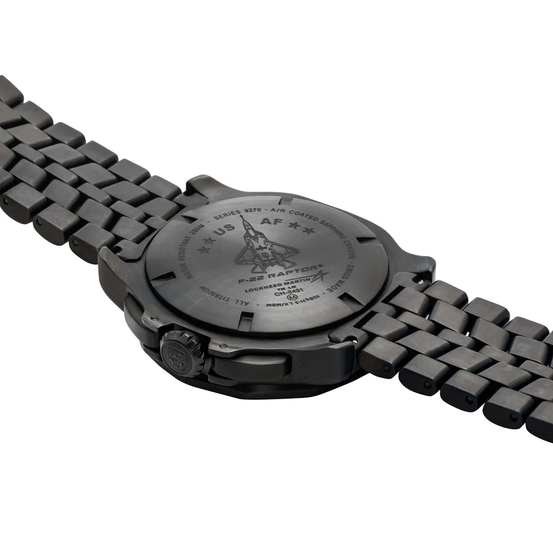 Luminox Men's XA.9272 F-22 Raptor 44mm Quartz Watch