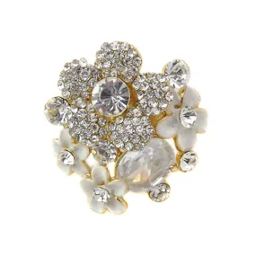 LUSCIOUS ROCKS COCKTAIL RING - GOLD