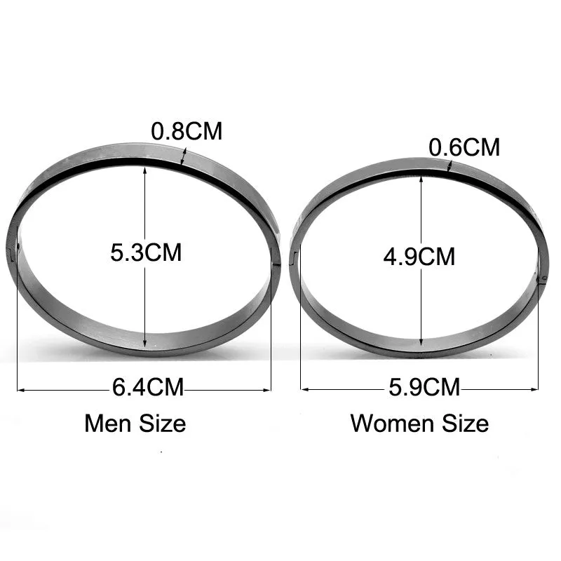 Luxury Angel Wings Style 18K Real Gold Plated Stainless Steel Jewelry Women/Men Jewelry Trendy couples Bracelets & Bangles Gift