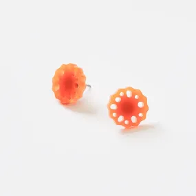 Martha Jean Lacey Studs - Melon